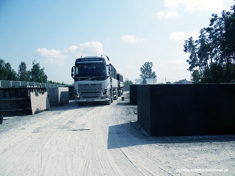 Transport szamb betonowych  w Oleśnicy